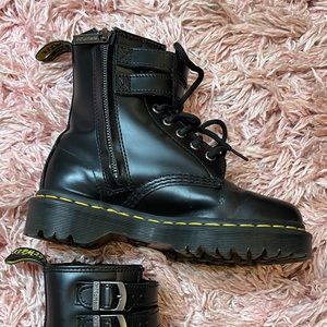 Womens Dr. Martens 1460 8-Eye Bex Buckle Boot - Black - Size 6